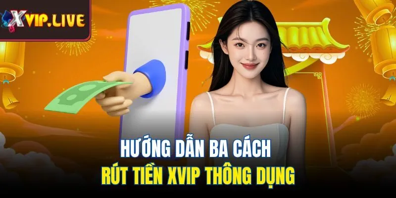 Hướng dẫn ba cách rút tiền Xvip thông dụng